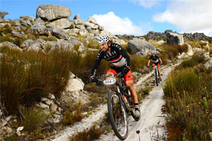 Mountain biking D�l-Afrik�ban