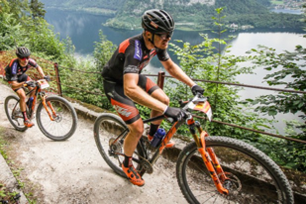 Manuel Pliem (AUT) und Roger Jenny (SUI) - Sieger Salzkammergut Trophy 2018 - Strecke B (Foto: sportograf) Manuel Pliem (AUT) und Roger Jenny (SUI) - Sieger Salzkammergut Trophy 2018 - Strecke B (Foto: sportograf)