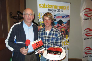 Wolfgang Krenn mit Moderator Bert Buttinger