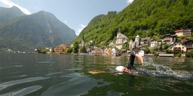 Hallstättersee-Schwimm-Marathon (Foto: Horst Viertbauer)