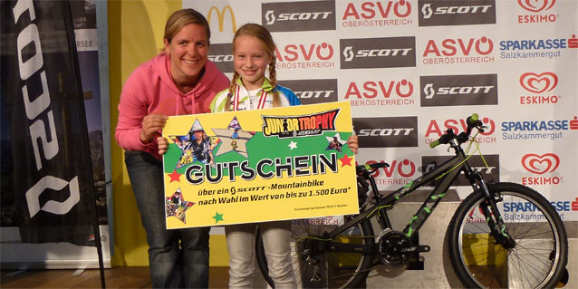 Siegerehrung ASVÖ SCOTT Junior Trophy Bad Goisern (Foto: Martin Huber)