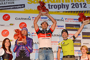 Bart Brentjens (NED), Ondrej Fojtik (CZE), Max Friedrich (GER) - Sieger Salzkammergut Trophy 2012 (Foto: Reitbauer Gerhard)