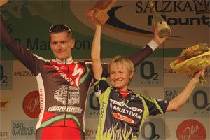 Tomas Trunschka (CZE) und Anita Waiss (AUT) - Trophy Sieger 2007 (Foto: Rudi Knoll - Salzkammergut Trophy)