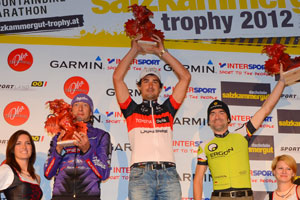 Bart Brentjens (NED), Ondrej Fojtik (CZE), Max Friedrich (GER) - Sieger Salzkammergut Trophy 2012 (Foto: Reitbauer Gerhard)