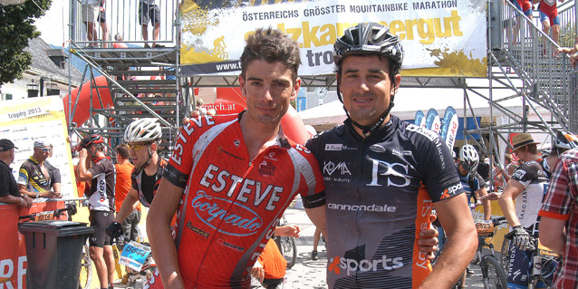 Luís Leão Pinto und Ondrej Fojtik Sieger Salzkammergut Trophy 2013 (Foto: Bettina Ravanelli)