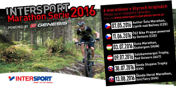 Anzeige Intersport Marathons Serie 2016 CZE