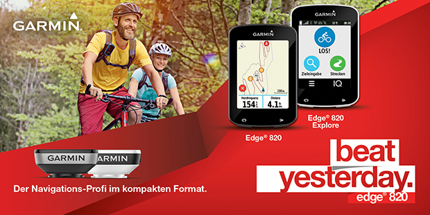 Anzeige - Garmin Edge 820