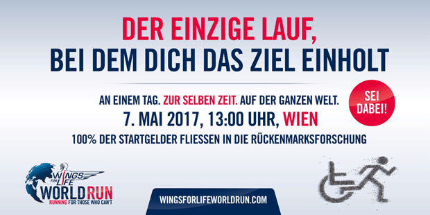 Anzeige Wings for Life World Run