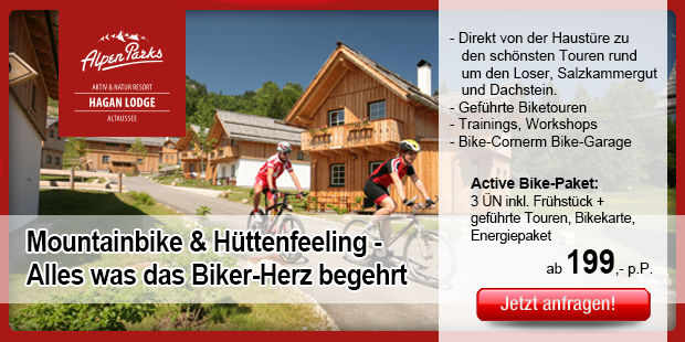 Inserat Hagan Lodge Bike Tage