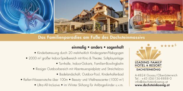 Anzeige Leading Family Hotel & Resort Dachsteinkönig