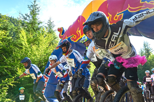 Salzkammergut Trophy 2017 - Start Einrad Downhill (Foto: Martin Bihounek)