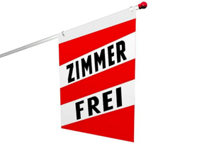 Zimmer frei (© Fahnen Gärtner)