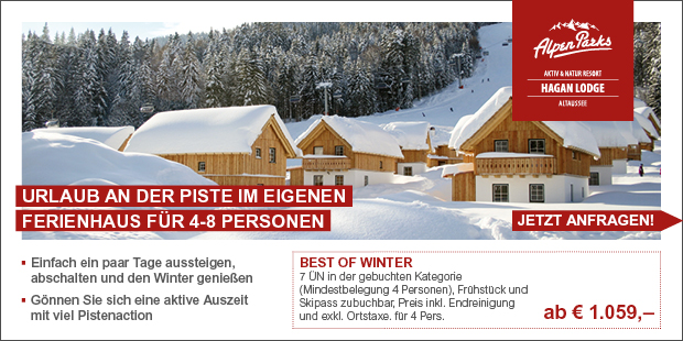 Inserat Hagan Lodge Winter 2019