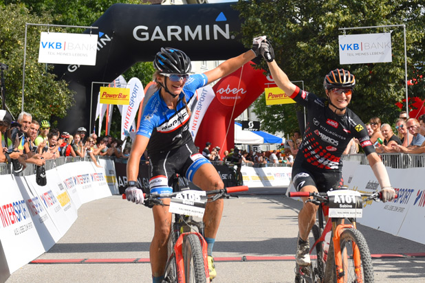 Barbara Mayer (AUT) und Sabine Sommer (AUT) - Sieger Salzkammergut Trophy 2018 - Strecke A (Foto: Gerhard Reitbauer)