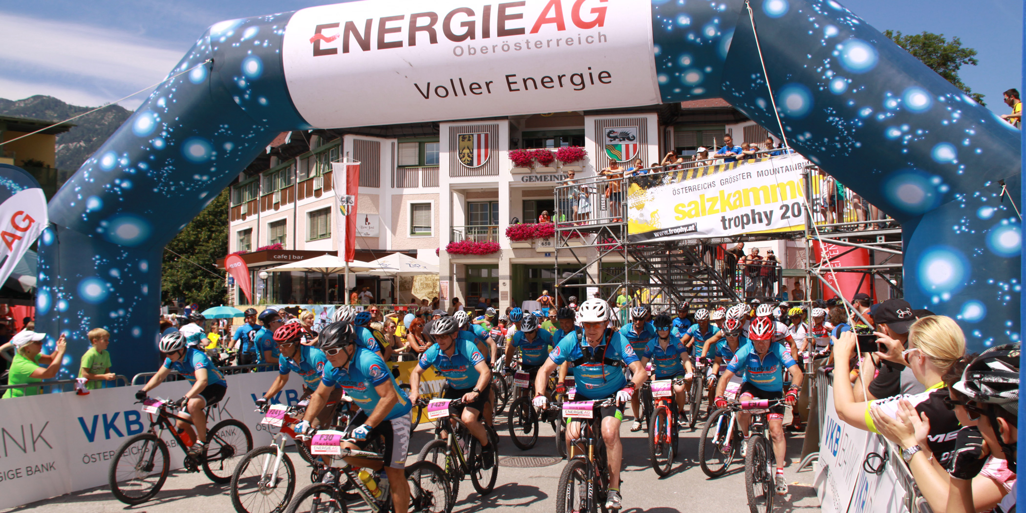 Start Gemeindemeisterschaften - Salzkammergut Trophy 2015 (Foto: Kurt Reiter)