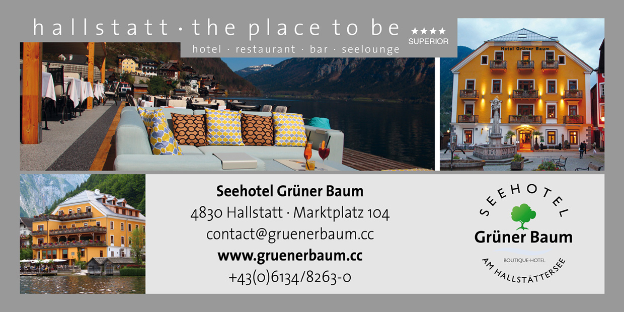 Anzeige Hotel Grüner Baum Hallstatt