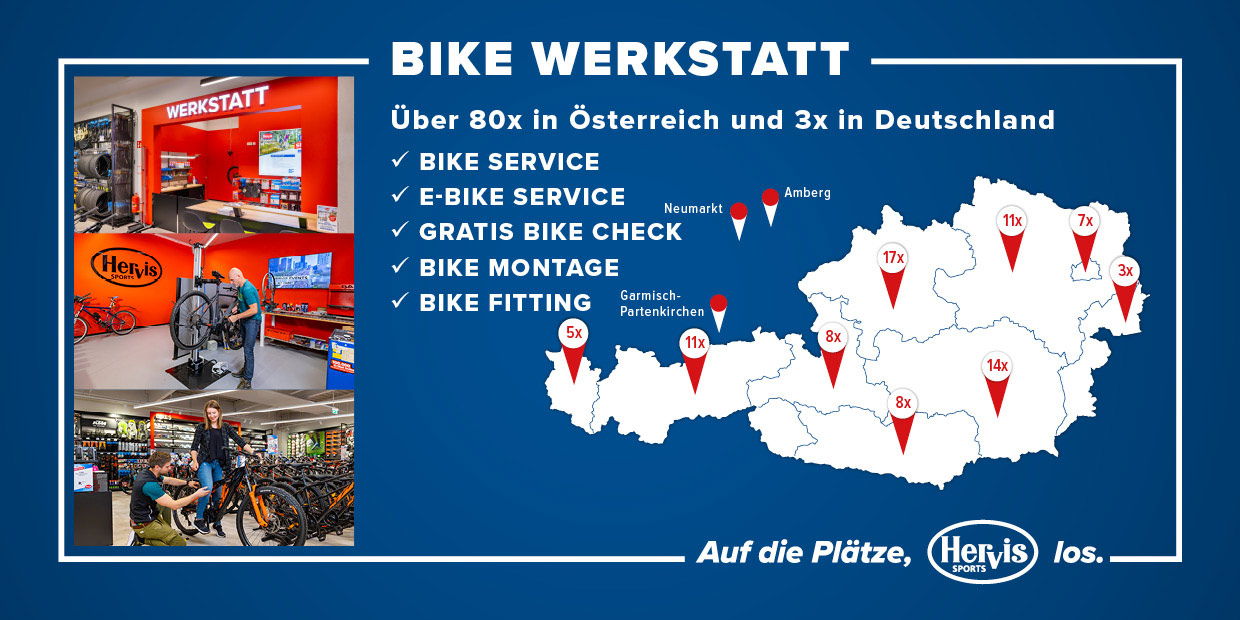 Anzeige Hervis Bike-Service 