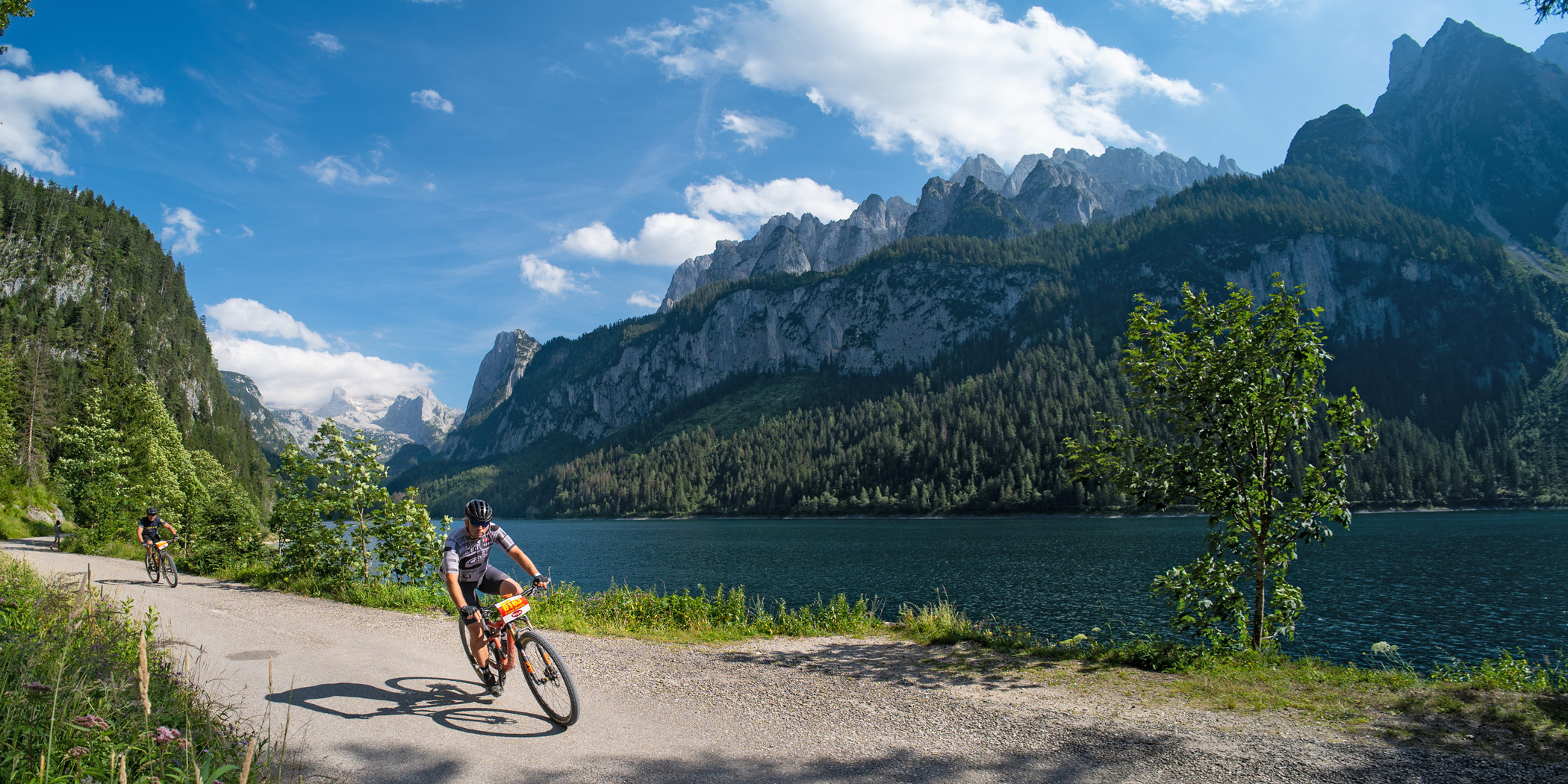Salzkammergut Trophy 2022 - Gosaukamm mit Gosausee (Foto: Marc Schwarz)