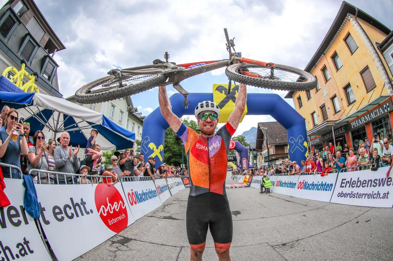 Finish Manuel Pliem, Sieger Strecke A, Trophy 2025 (Foto: Hörmandinger)