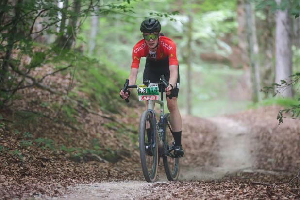 Oscar Beyer (GER) - Sieger Salzkammergut Trophy 2026 - Gravel.one (Foto: sportograf)