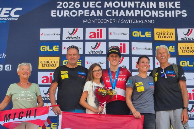 Michael Hettegger - 2. Platz Junioren - 2026 UEC Mountain Bike European Championships Monteceneri - SUI 