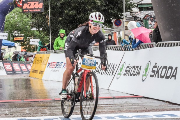 Tina Koller (GER) Siegerin Salzkammergut Trophy 2019 - Gravel Marathon (Foto: sportograf.de)