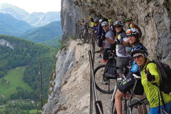 Salzkammergut Trophy Streckenbesichtigung - Ewige Wand (Foto: Peter Perstl)