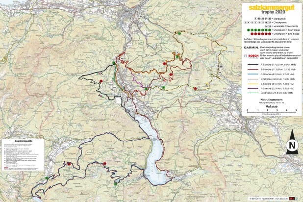 Streckenplan Trophy Individuell 2020