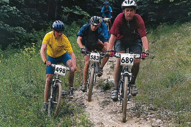 (498) Andreas Neubacher, (583) Emanuel Seyringer, (689) Hermann Stimitzer (Foto: Salzkammergut Trophy 1999)