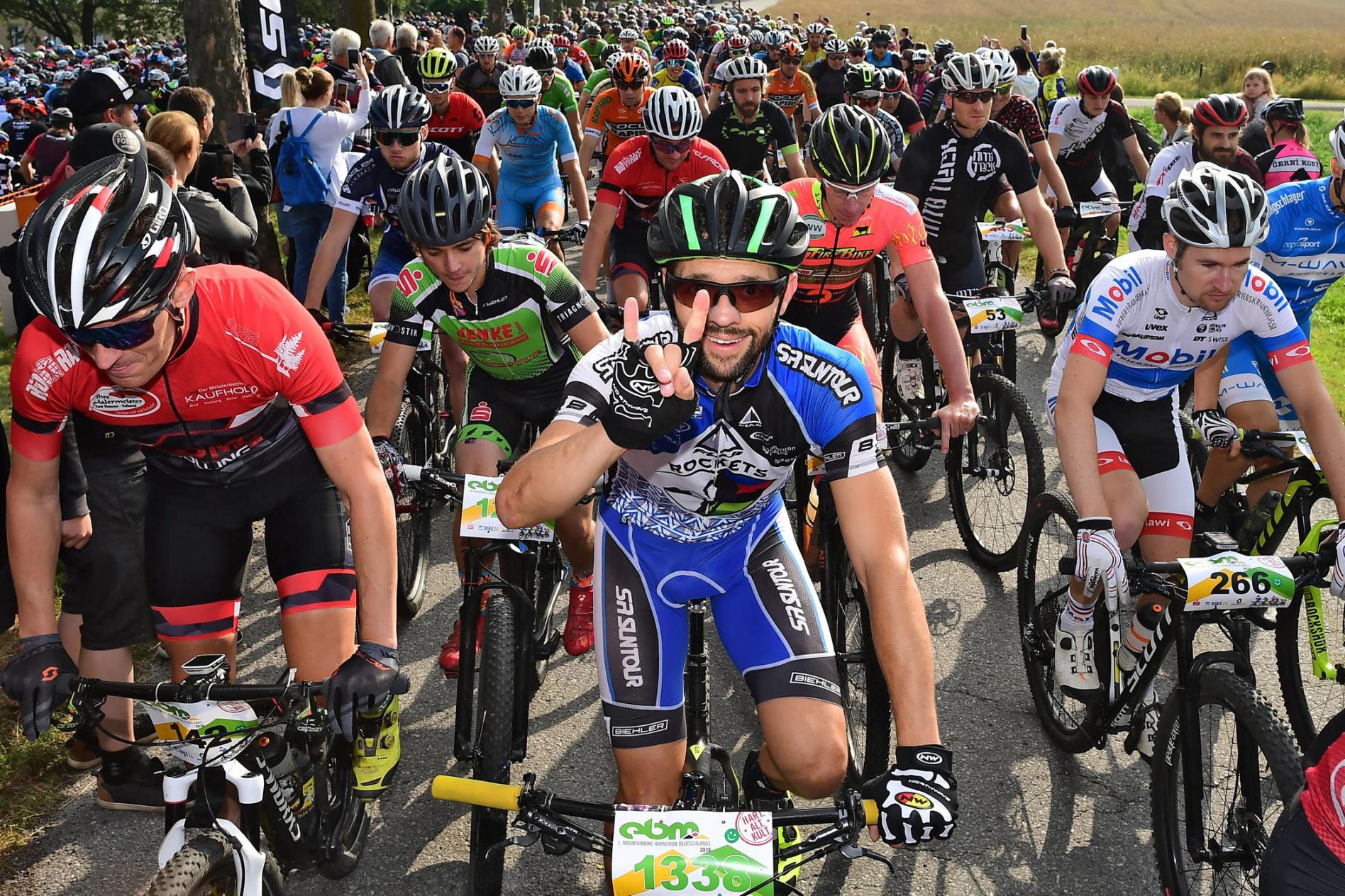 Erzgebirgs Bike Marathon - Start in Seiffen (Foto: Dietrich Kammer)