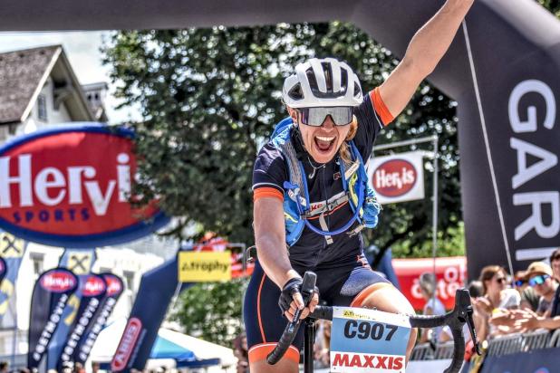 Barbara Tesar (AUT) - Salzkammergut Trophy 2022 - 2. Platz Gravel Marathon (Foto: sportograf.de)