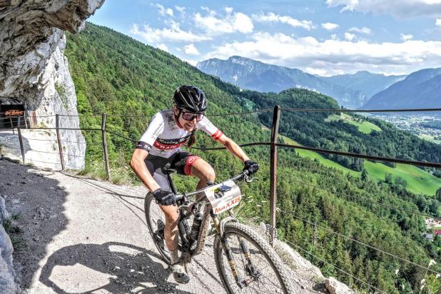 Marlies Feichtenhofer (AUT) - Siegerin Salzkammergut Trophy 2022 – Strecke D (Foto: sportograf)