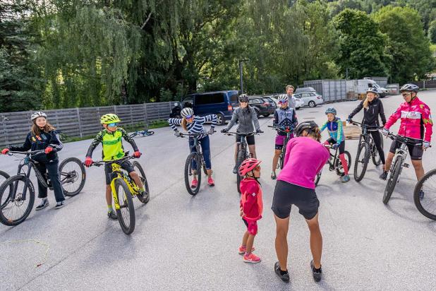 Technik Training der MTB-Kids-Academy (Foto: Falkensteiner Hotel Schladming, Peter Maier)