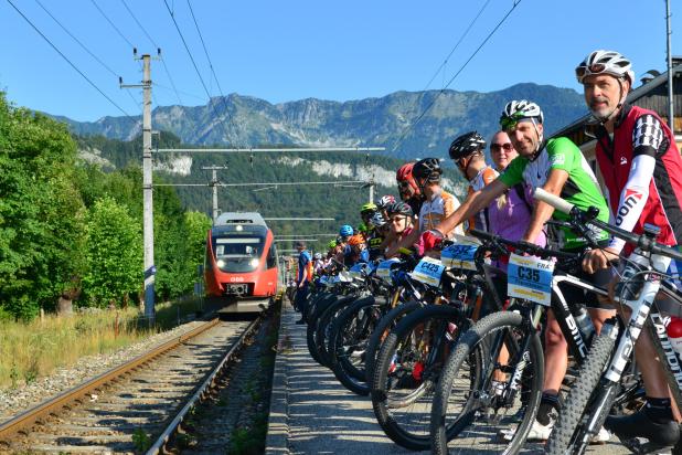 Salzkammergut Trophy - Anreise - Bahnhof Bad Goisern (Foto: Joachim Gamsjäger) 