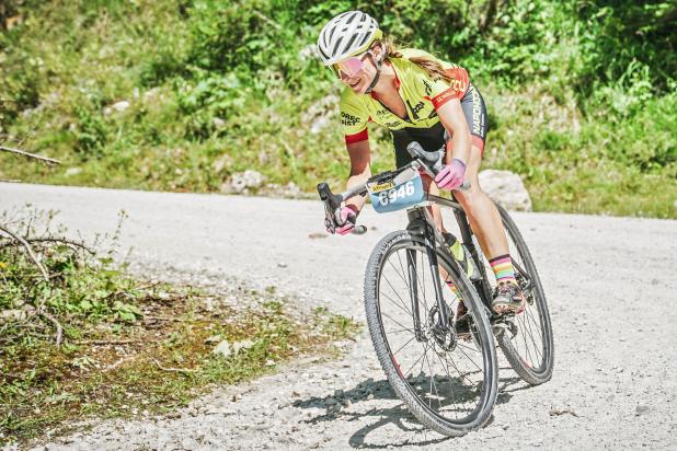 Michaelou Tokarčíkovou (CZE) - 2. Platz Salzkammergut Trophy 2023 - Gravel Marathon (Foto: sportograf)