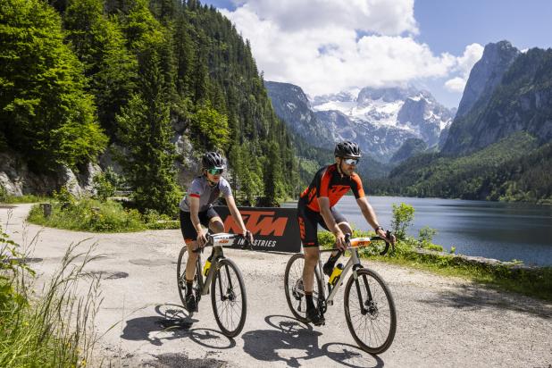 Salzkammergut Trophy - Gravel Marathon - Gosausee mit Dachstein (Foto: Heiko Mandl)